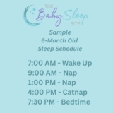 6 Month Old Sleep Schedule Tips + Sample